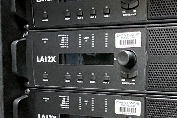 L-Acoustics LA12X Rack